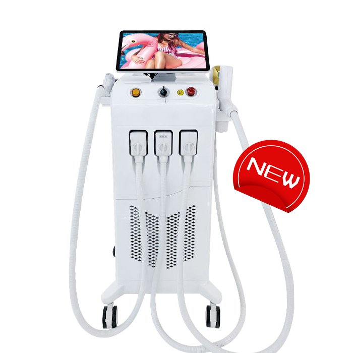 permanent fashionable diode laser hair removal machine 4 in 1 with 3 waves