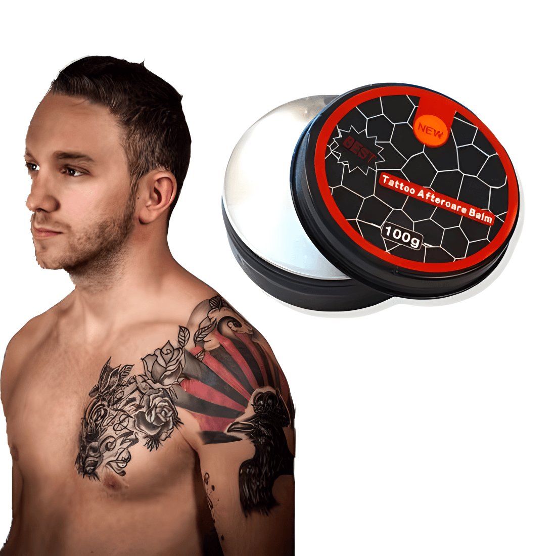 Hadiyah Tattoo Aftercare Butter Tattoos Soothing Cream Tattoo Color Enhancement Aftercare Balm PMU Aftercare Lotion