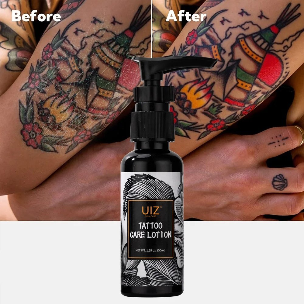 Natural Ingredients Tattoo Lotion Aftercare,Moisturizer & Healing Keeps Fresh Prevents Ink Fading Tattoo Care Salve Ointment