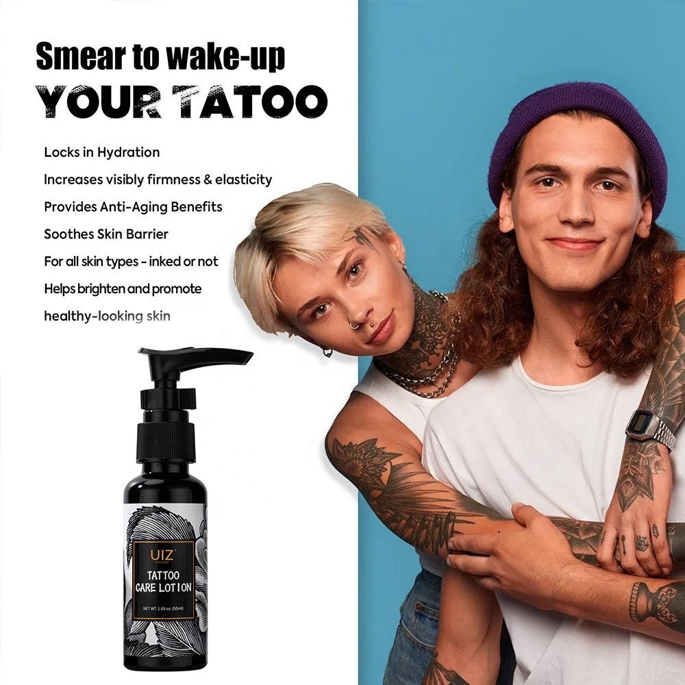 Natural Ingredients Tattoo Lotion Aftercare,Moisturizer & Healing Keeps Fresh Prevents Ink Fading Tattoo Care Salve Ointment