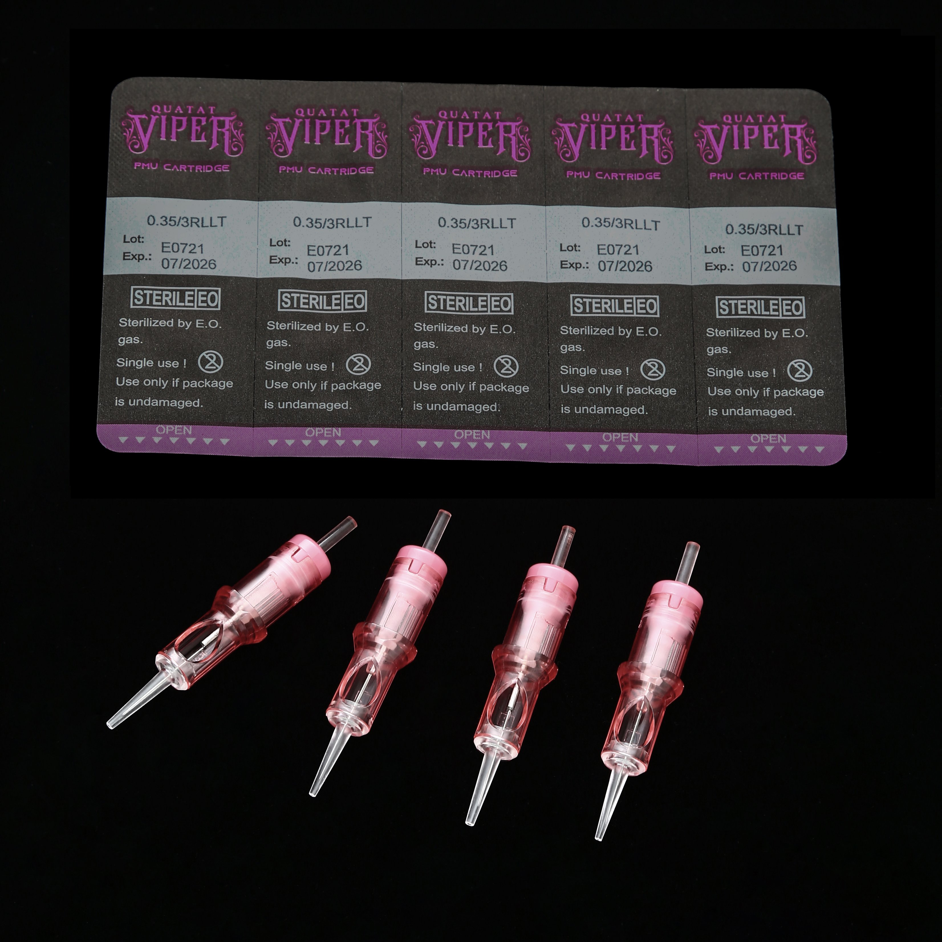 Private label needle sterilized disposable universal permanent makeup cartridge needles