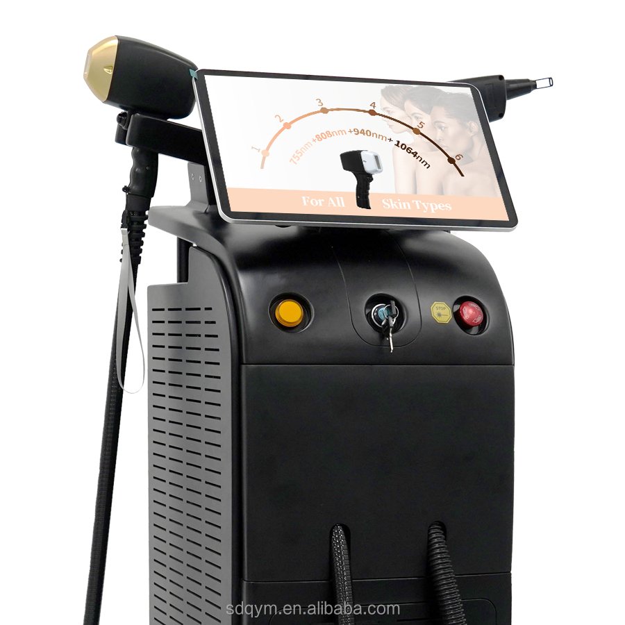 diode ice titanium diodo 808nm trio 755 808 1064 depilacion diode laser hair removal machine price