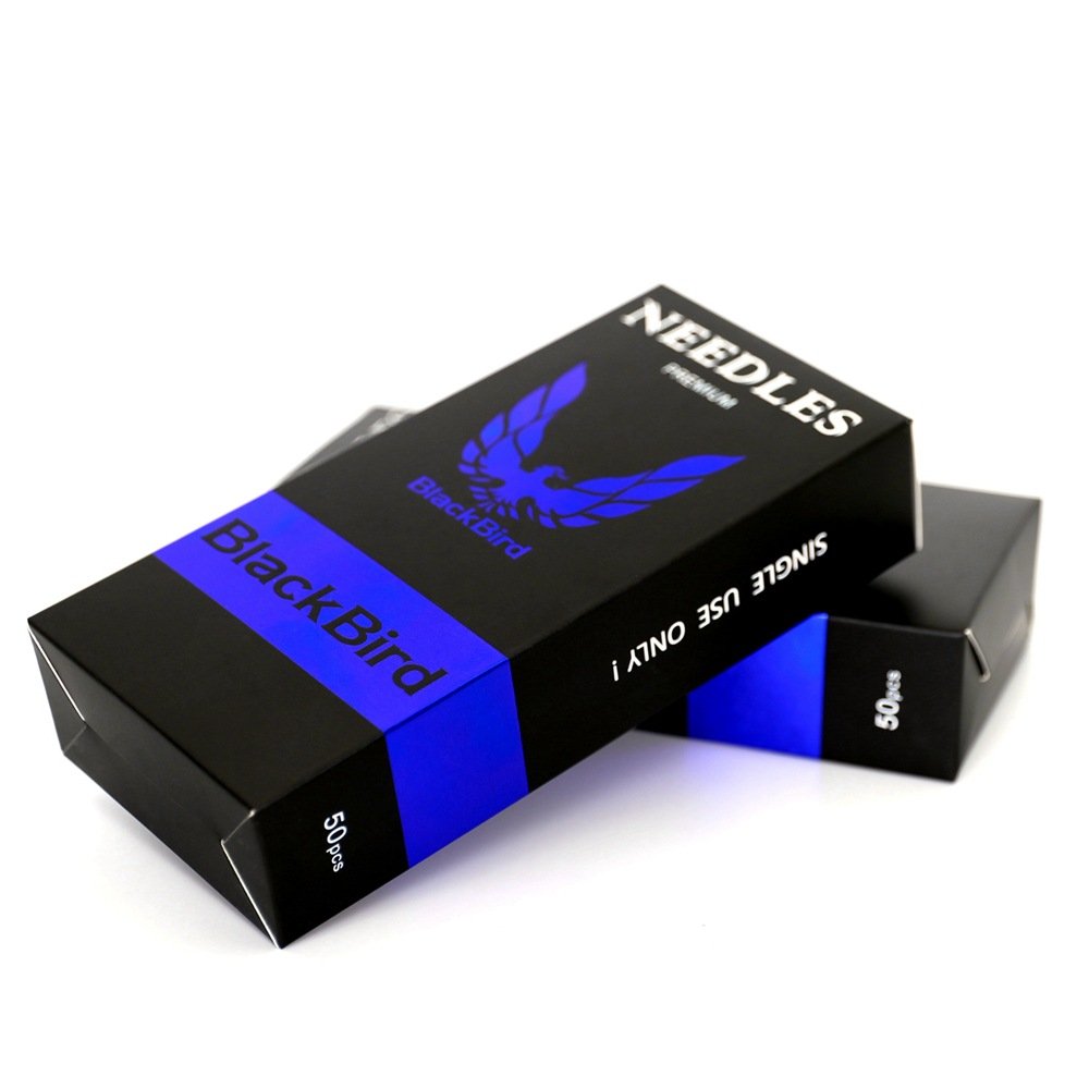 50pcs/box Black Bird Premium Disposable Stainless Steel Tattoo Needle