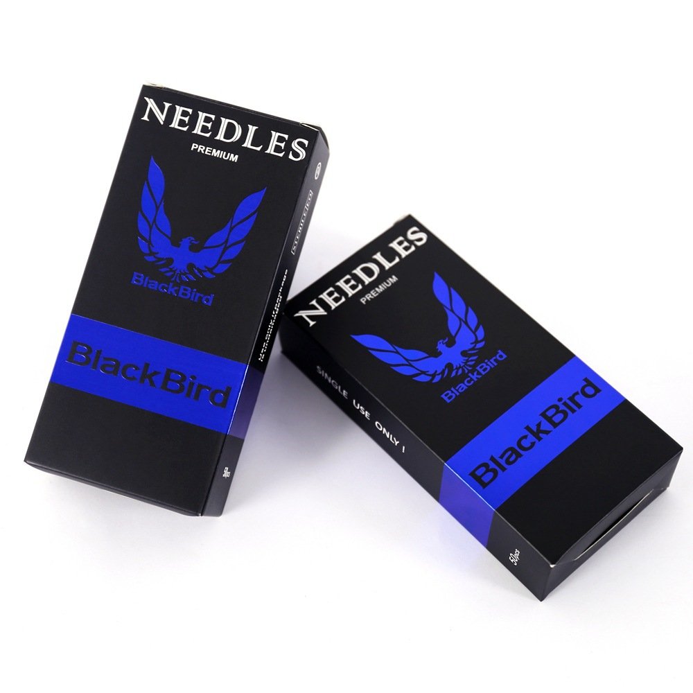 50pcs/box Black Bird Premium Disposable Stainless Steel Tattoo Needle
