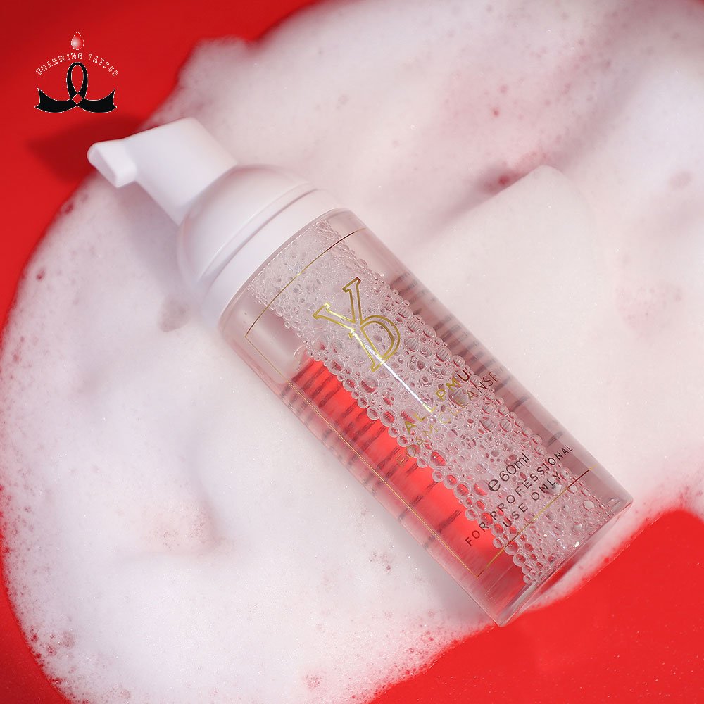 Lushcolor 100% Natural Organic Vegan Amino Acids Microblading Tattoo Ink Wash Spray Exfoliating Pmu Foam Cleanse For Tattoo