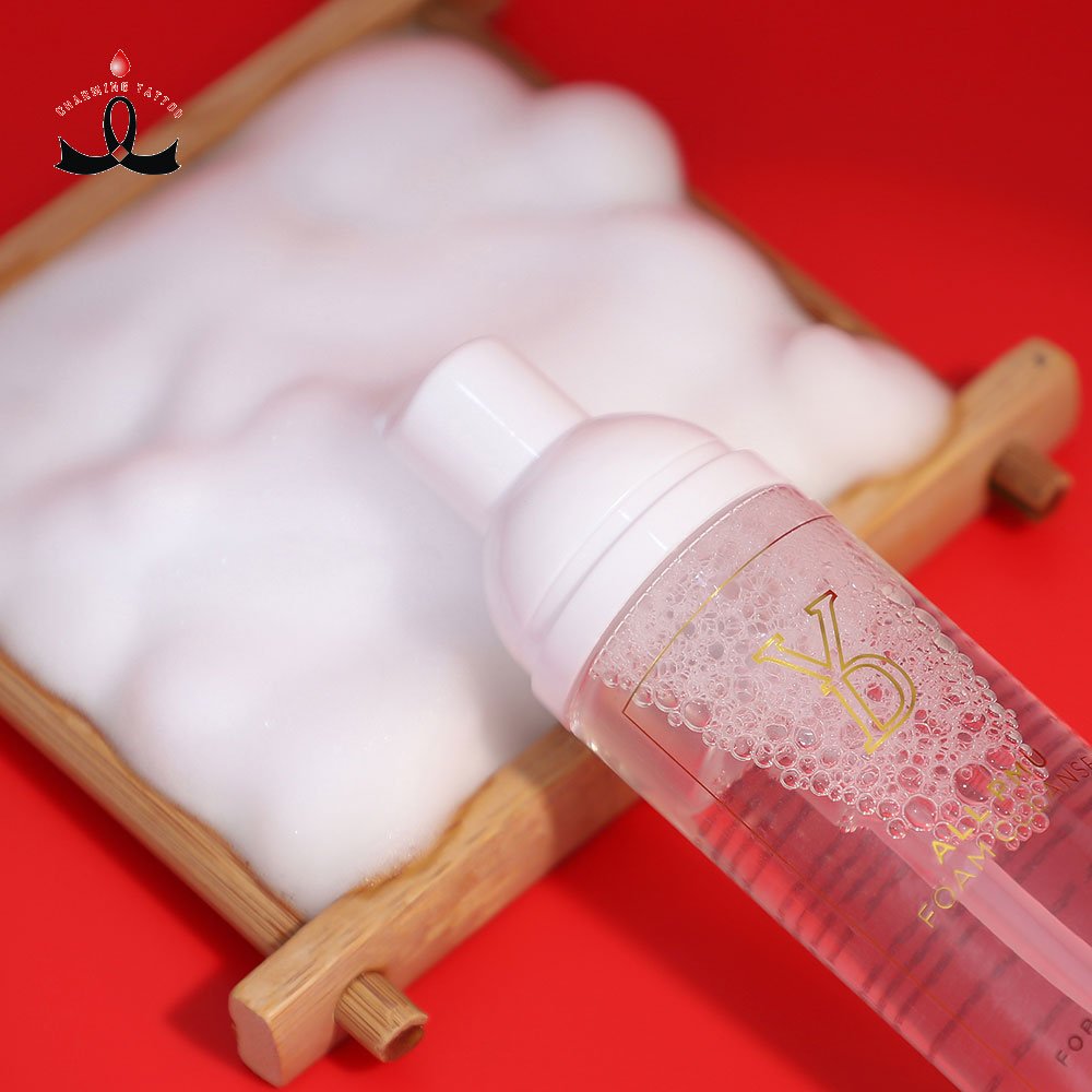 Lushcolor 100% Natural Organic Vegan Amino Acids Microblading Tattoo Ink Wash Spray Exfoliating Pmu Foam Cleanse For Tattoo
