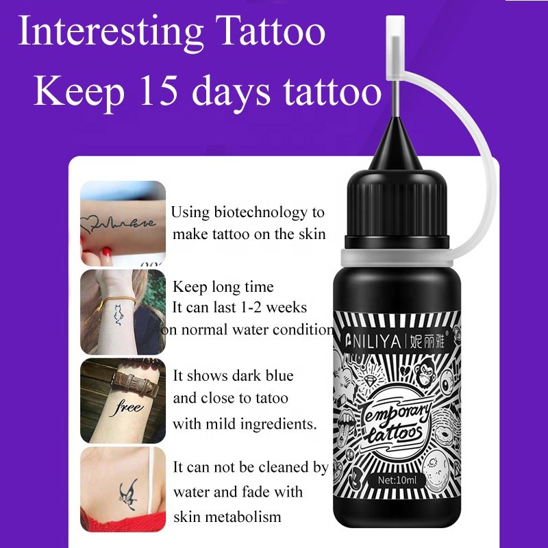 High Quality Tattoo Supplies Accessory Private Label Tattoo Ink Set Colors Temporary Tattoo Ink Pigment With Low Price Juice Set