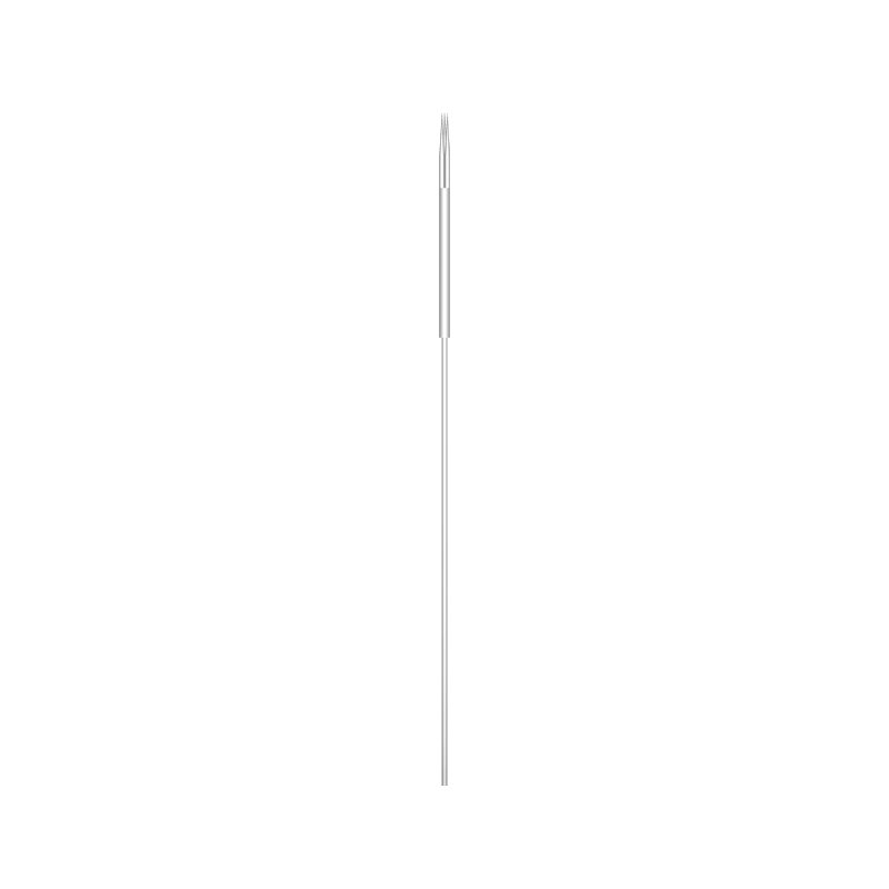 100Pcs 1RL 3RL 7F Disposable Permanent Makeup Tattoo Safety Needle Cartridges for PMU Machine Microblading, 4.5 needle micro