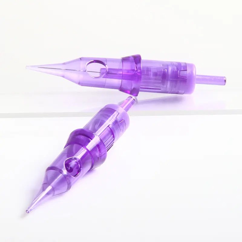 10pcs universal tattoo cartridge needle wholesale permanent makeup & scalp needle with safety membrane Round liner 1RL 3RL