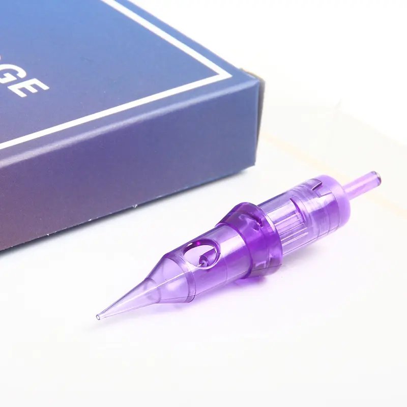 10pcs universal tattoo cartridge needle wholesale permanent makeup & scalp needle with safety membrane Round liner 1RL 3RL