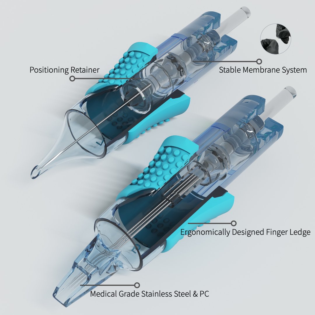 Wholesale Disposable Sterile Cartridge Tattoo Needle For Eyebrow Micropigmentation Device Digital Permanent Makeup Machine