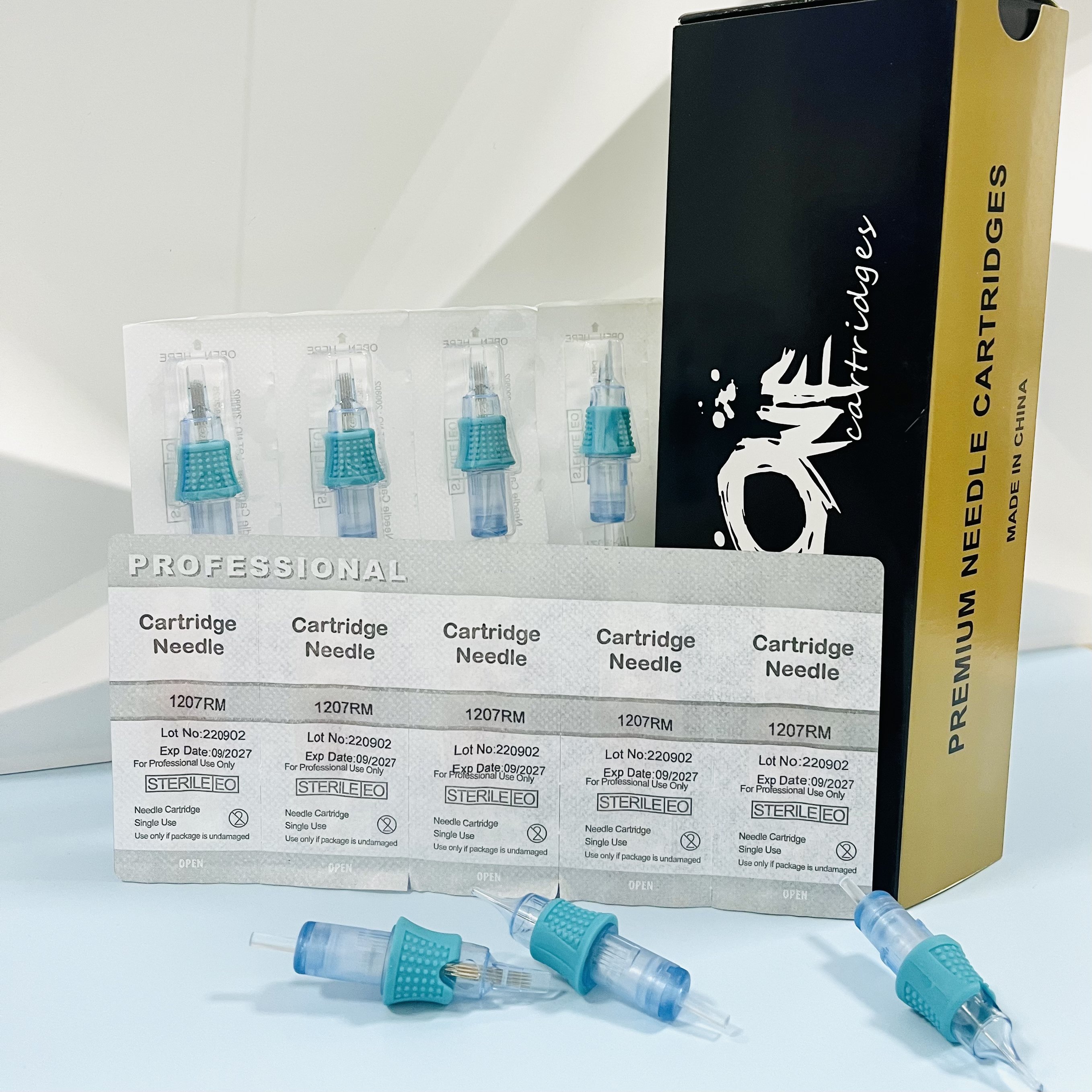 Wholesale Disposable Sterile Cartridge Tattoo Needle For Eyebrow Micropigmentation Device Digital Permanent Makeup Machine