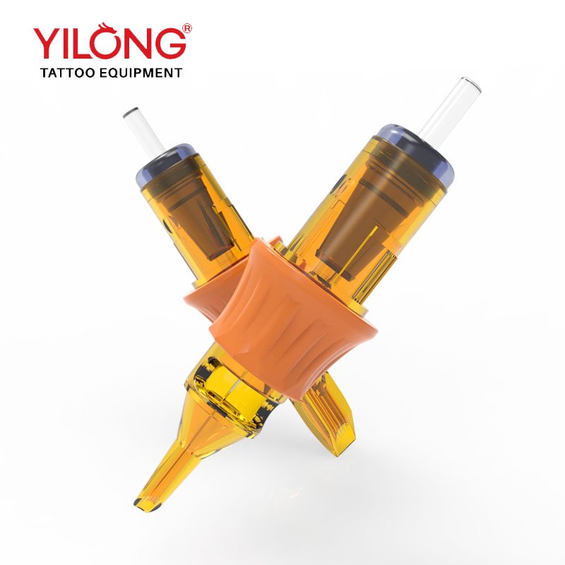 High Quality Permanent Tattoo Cartridge Needle Yellow Dragon Cartridge III Professional Cartridge Makeup Needles for Pen Machine