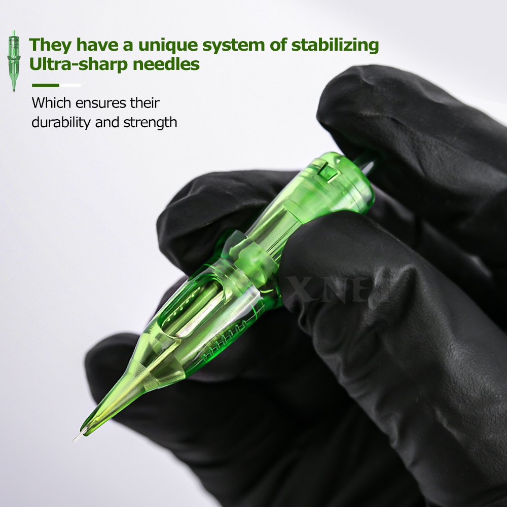 Ambition TREX Disposable Sterilized Safety Round Liner Curved Magnum Tattoo Cartridges 1RL 3RL 5RL 7RL RM RL Tattoo Needles