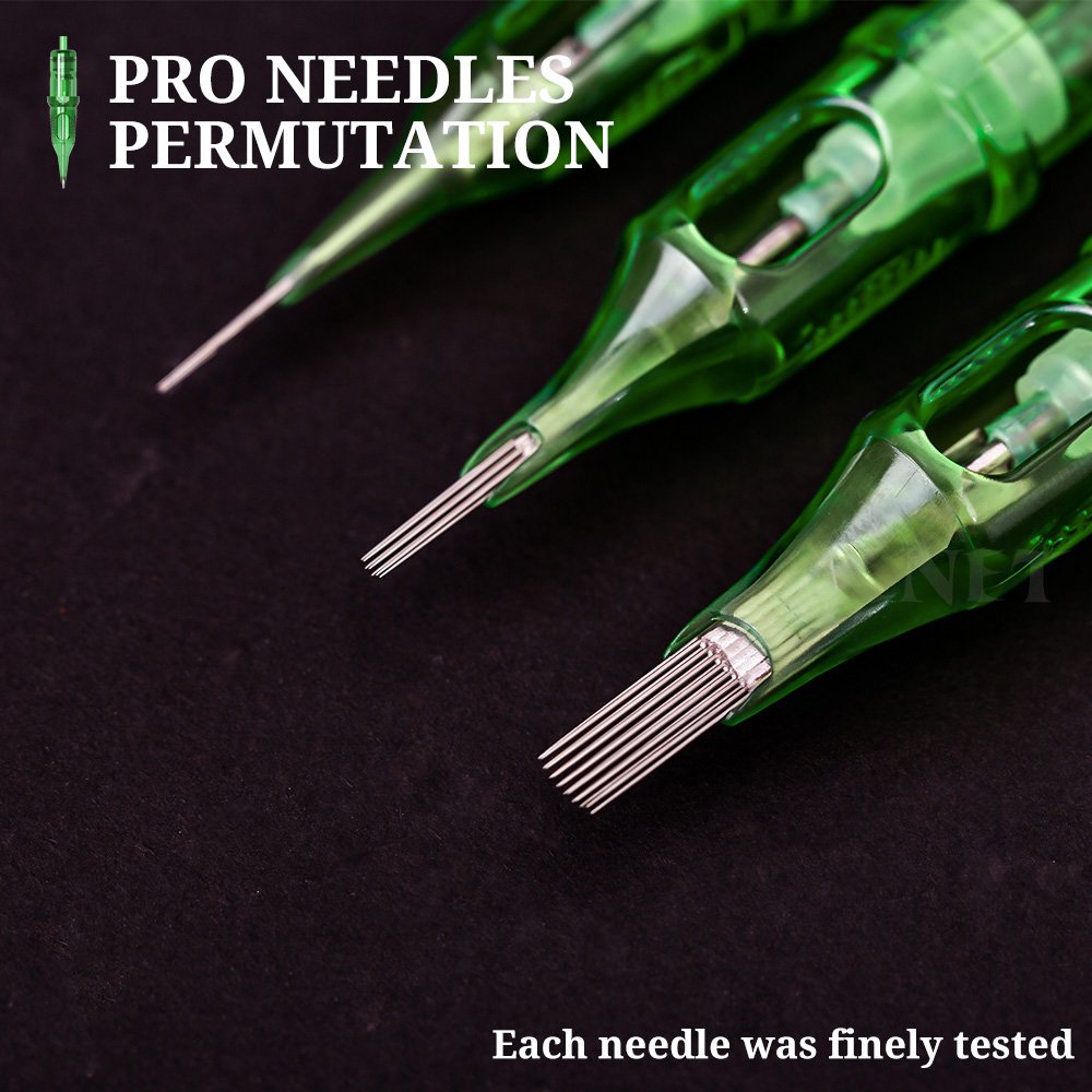 Ambition TREX Disposable Sterilized Safety Round Liner Curved Magnum Tattoo Cartridges 1RL 3RL 5RL 7RL RM RL Tattoo Needles