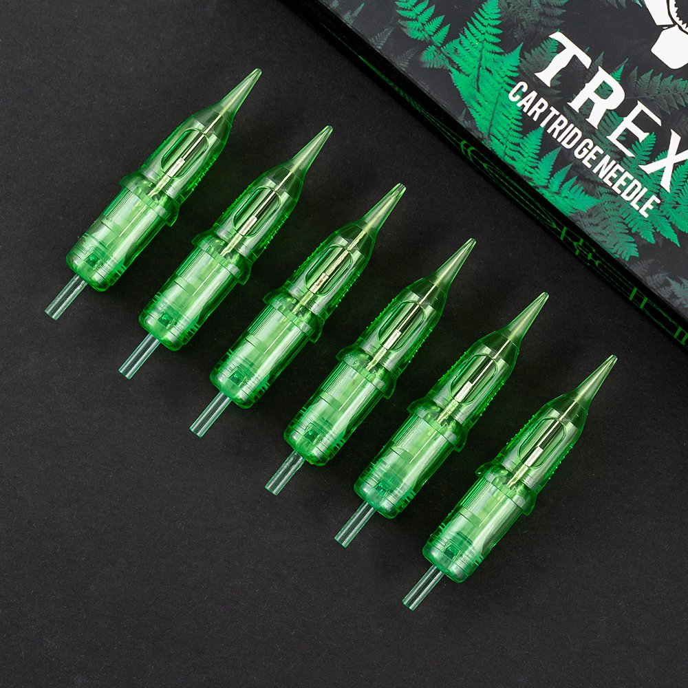 Ambition TREX Disposable Sterilized Safety Round Liner Curved Magnum Tattoo Cartridges 1RL 3RL 5RL 7RL RM RL Tattoo Needles
