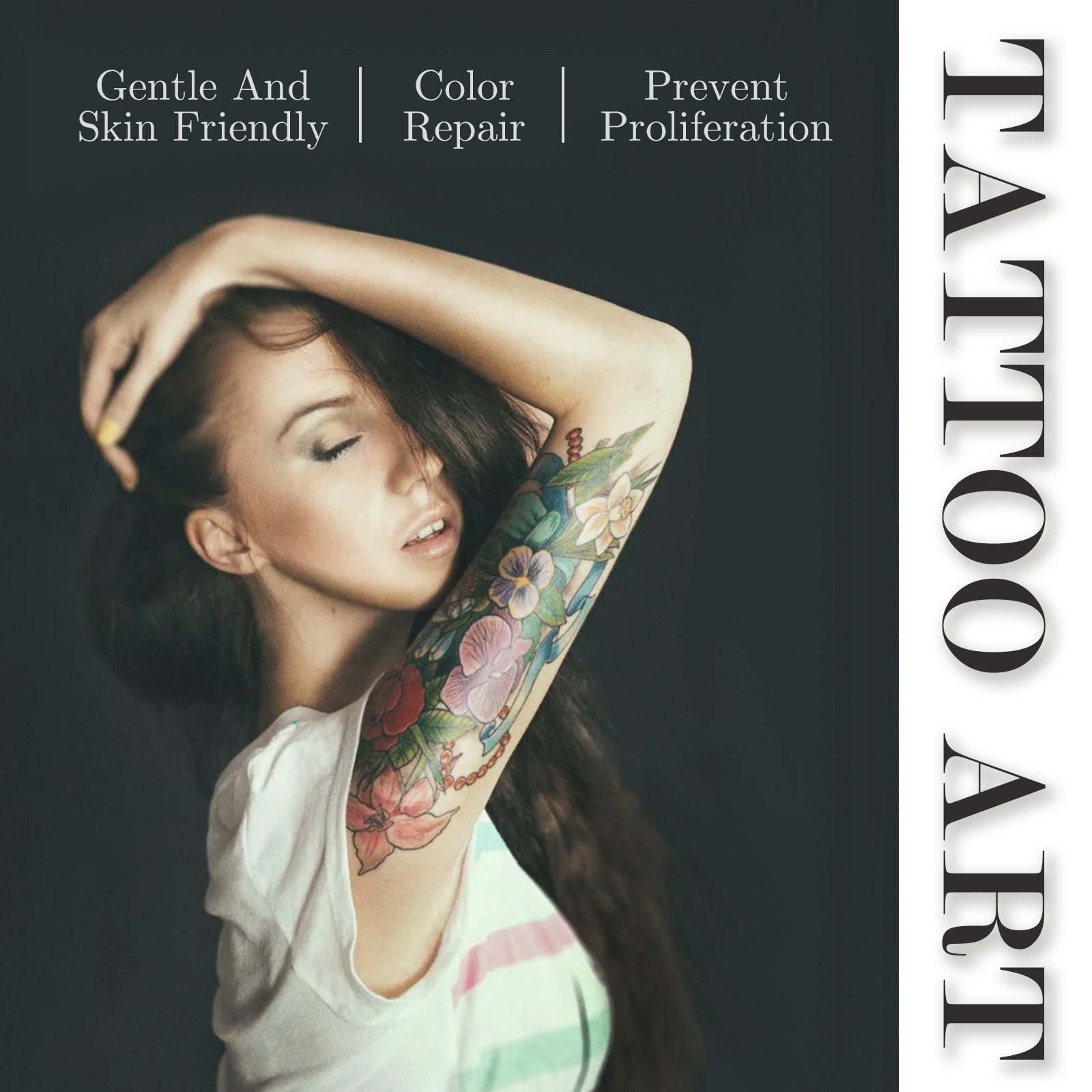 2023 Popular Vitamin E Added Tattoo Color Stabilizing Tattoo Cleaning Removing Tattoo Strong Rack Cream