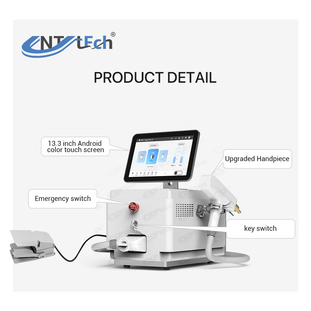 New professional nd yag laser picosecond laser q switched tattoo removal machine