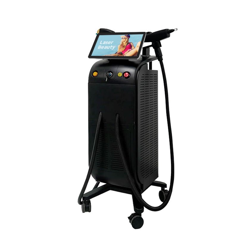 Big power 1800W Speed 755nm 808nm 1064nm ice laser hair removal Pico laser tattoo removal nd yag laser