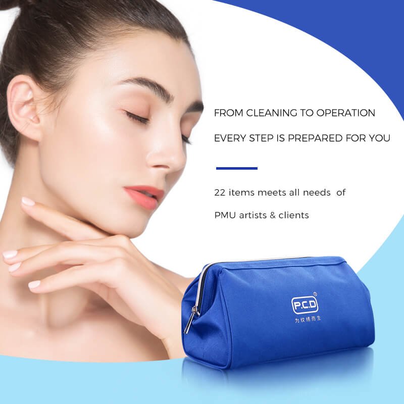 Professional Permanent makeup PMU tattoo aftercare kit de microblading para academy complet set eyebrow lip treatment