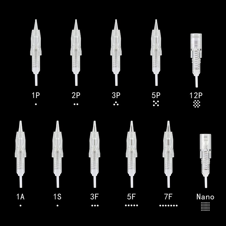 OEM all size High Quality microblading Disposable 3rl tattoo needles quelle tattoo needle cartridge