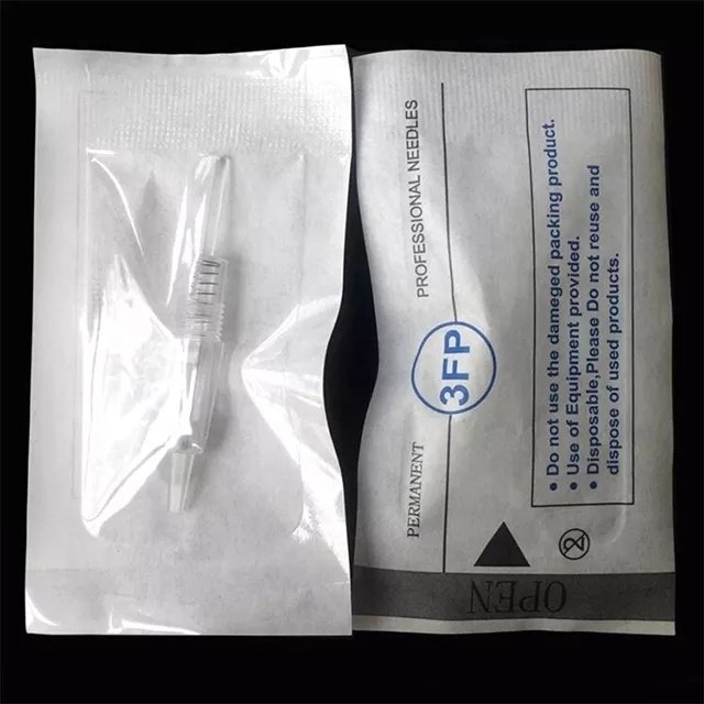 Professional Disposable Tattoo Cartridge Needle 1rl/3rl/5rl for Permanent Makeup Eyebrow Embroidery Microblading Machine Needles