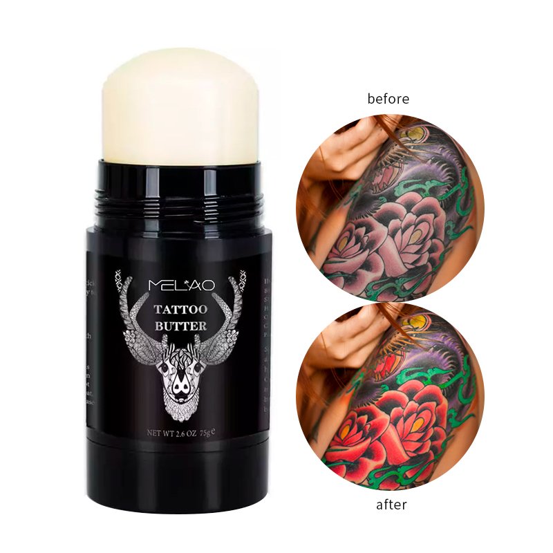 Tattoo Cream Skin Healing Repair Color Enhance Tattoo Balm Custom Label Moisturizing Stick Roll On Before During Post Tattoo
