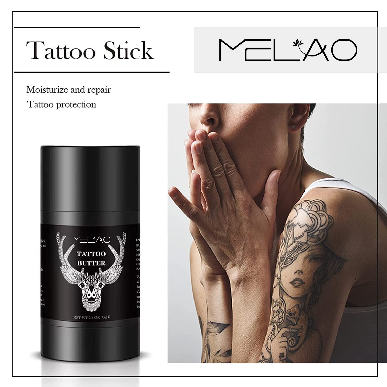 Tattoo Cream Skin Healing Repair Color Enhance Tattoo Balm Custom Label Moisturizing Stick Roll On Before During Post Tattoo