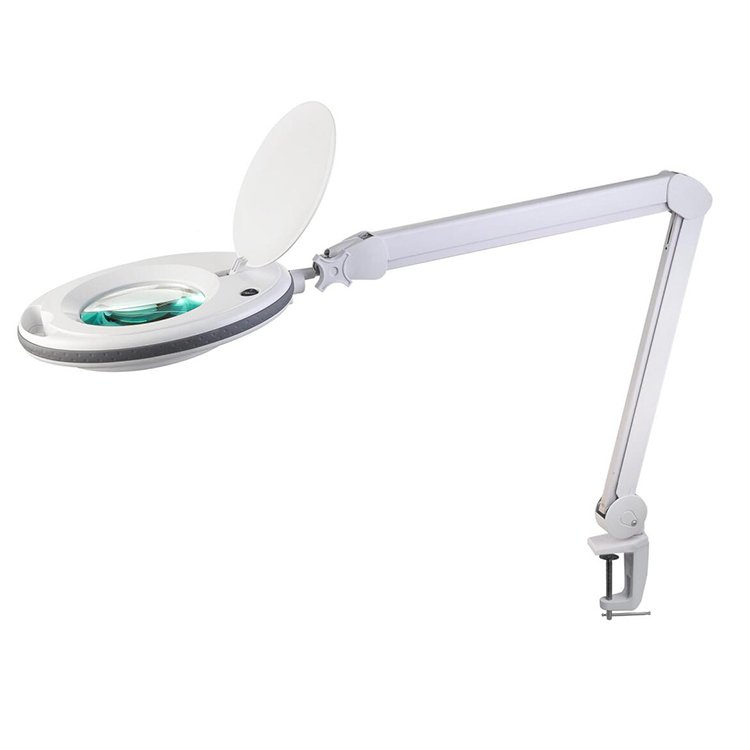 LED Clip Table Lamp Salon Magnifier Lamp Tattoo Lamp Magnifying Glass With Light Kits