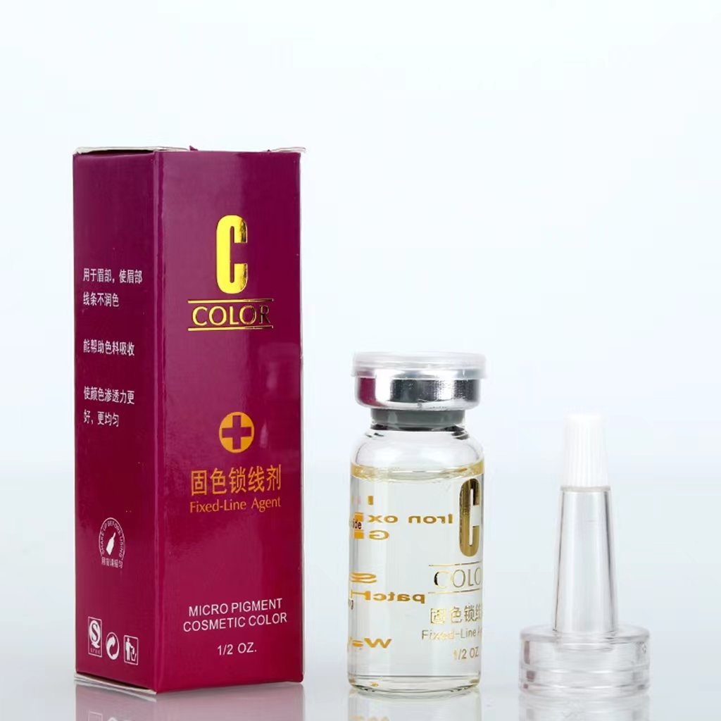 Permanent Makeup Eyebrow Tattoo aftercare color fixing agent fixed line agent color fixing agent