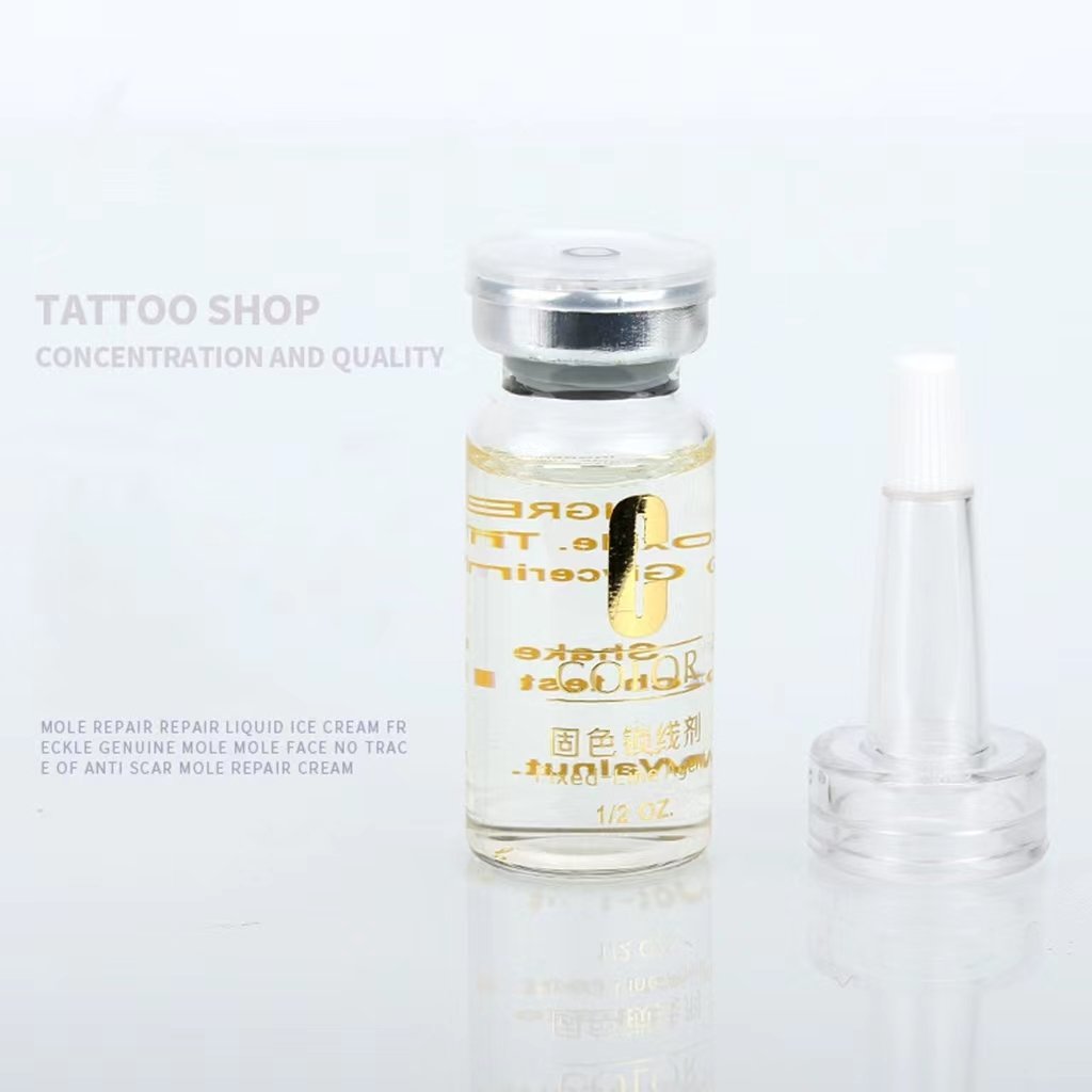 Permanent Makeup Eyebrow Tattoo aftercare color fixing agent fixed line agent color fixing agent