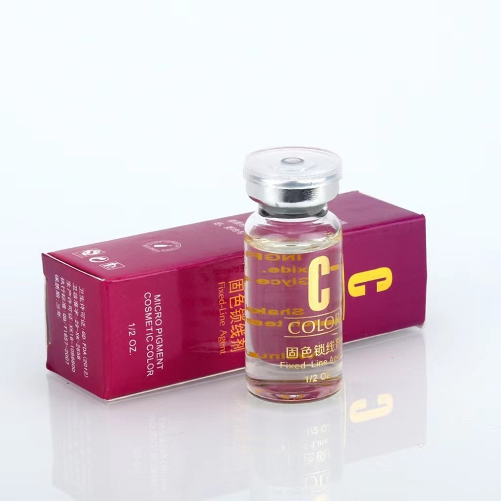 Permanent Makeup Eyebrow Tattoo aftercare color fixing agent fixed line agent color fixing agent