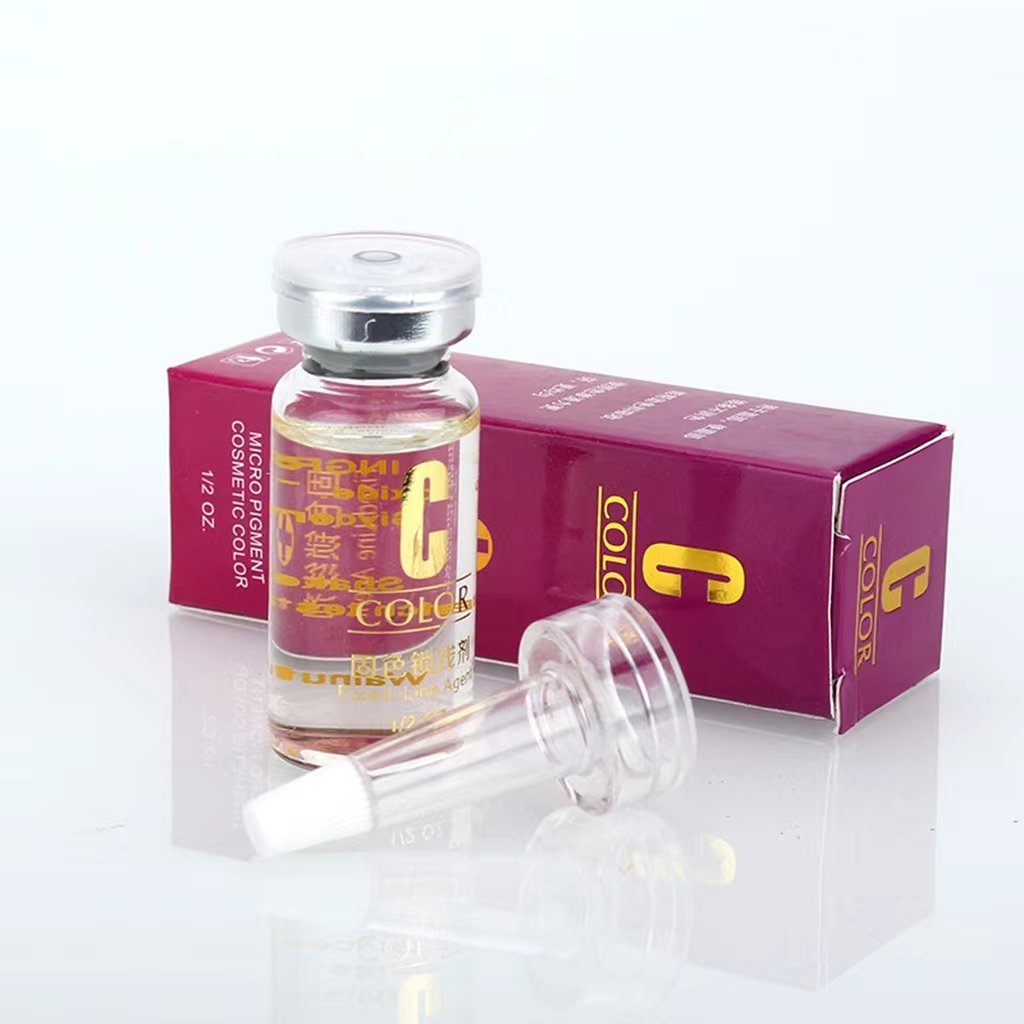 Permanent Makeup Eyebrow Tattoo aftercare color fixing agent fixed line agent color fixing agent