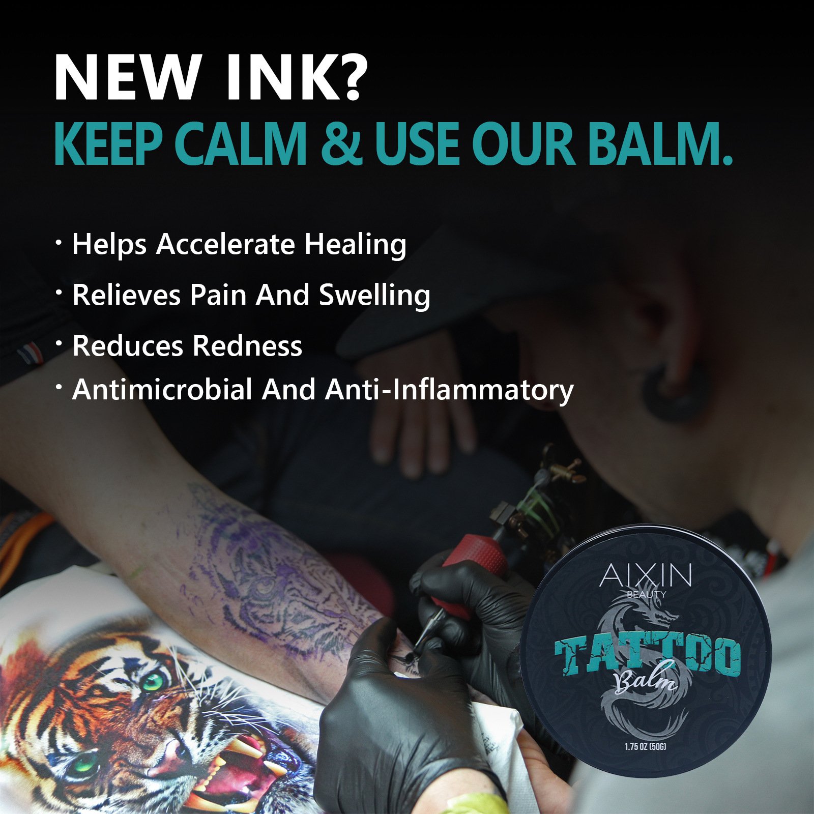 High quality Tattoo Cream Care 50g Moisturizing and Moisturizing Gentle Care Tattoo Cream