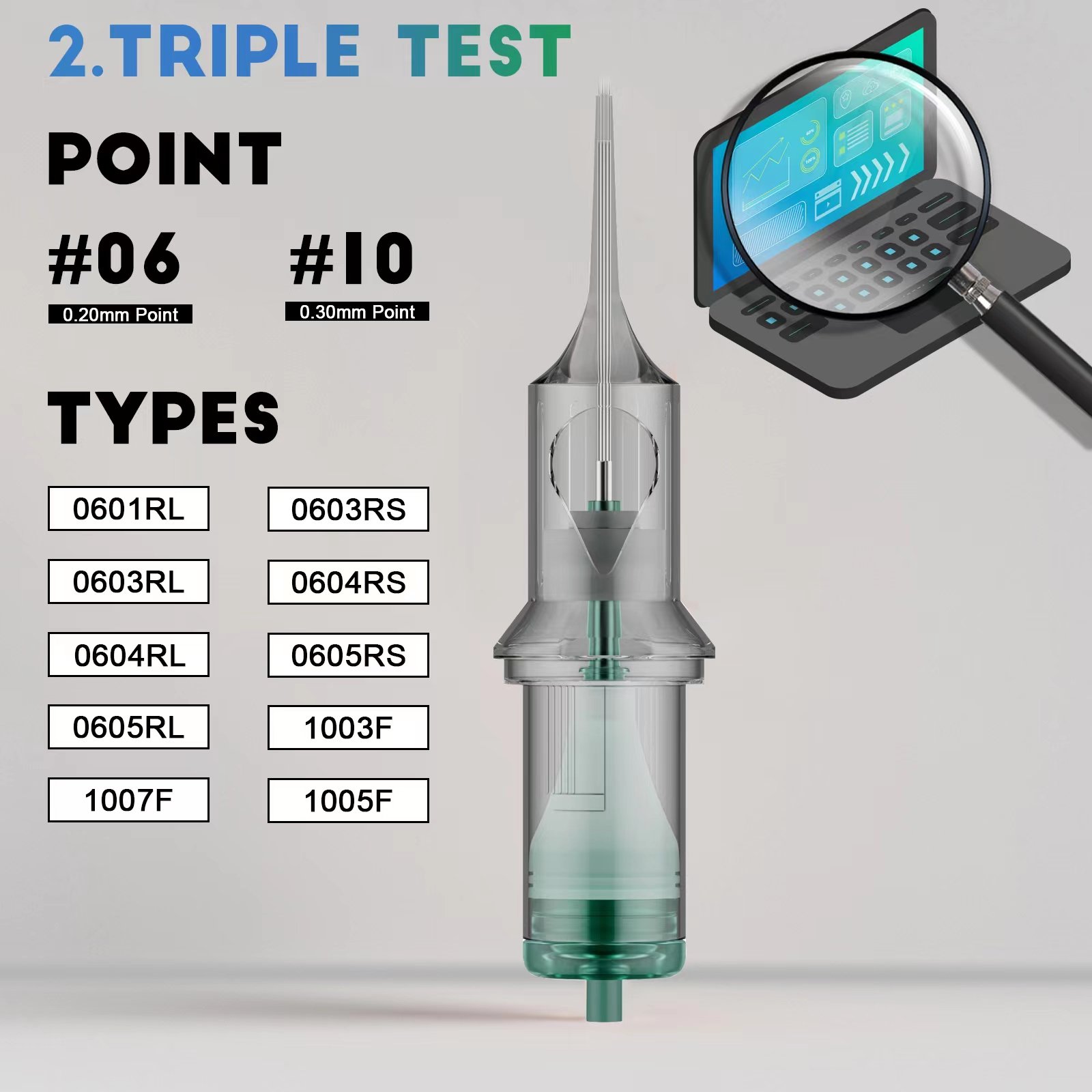 Good quality and Newest Permanent Makeup Cartridge Needles 3RS 3RL 3F Microblading Needle for PMU