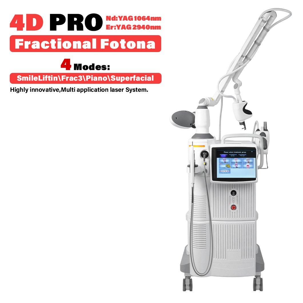 Pigment Tattoo And Stretch Mark Removal Face Lifting Carbon Facial co2 Fractional Machine For Commercial