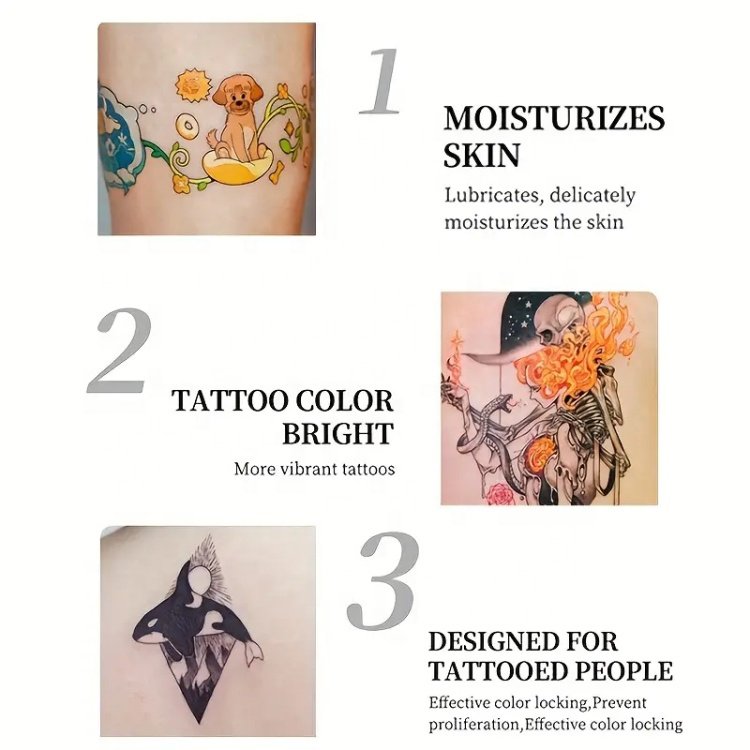 Tattoo Care Stick Moisturizing Old & New Tattoos Healing Brightener Color Enhance Repair Tattoo Balm