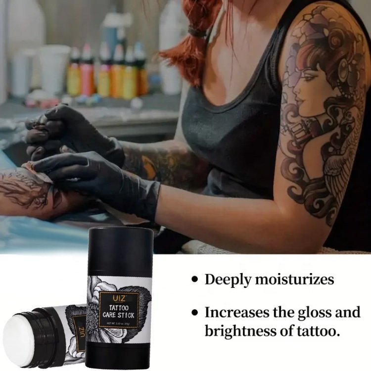 Tattoo Care Stick Moisturizing Old & New Tattoos Healing Brightener Color Enhance Repair Tattoo Balm