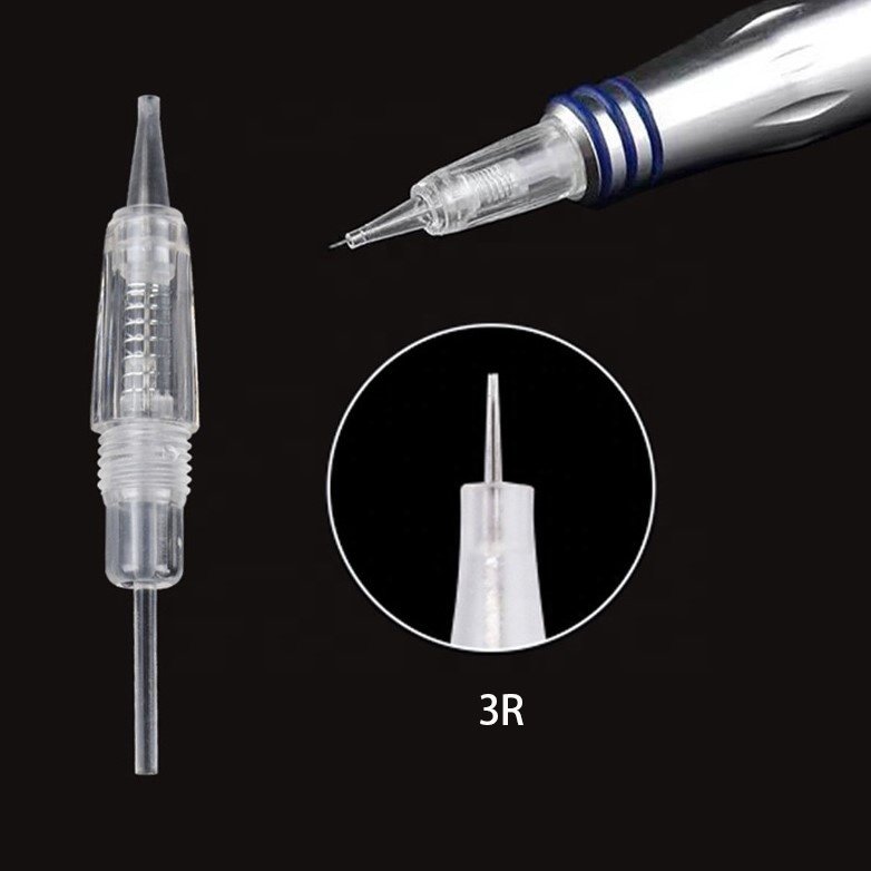 Disposable Eyebrow Microblading Tattoo Machine Needles 1P/1R/3P/3R/5R/5F/7F Permanent Makeup Cartridges Tattoo Supplies