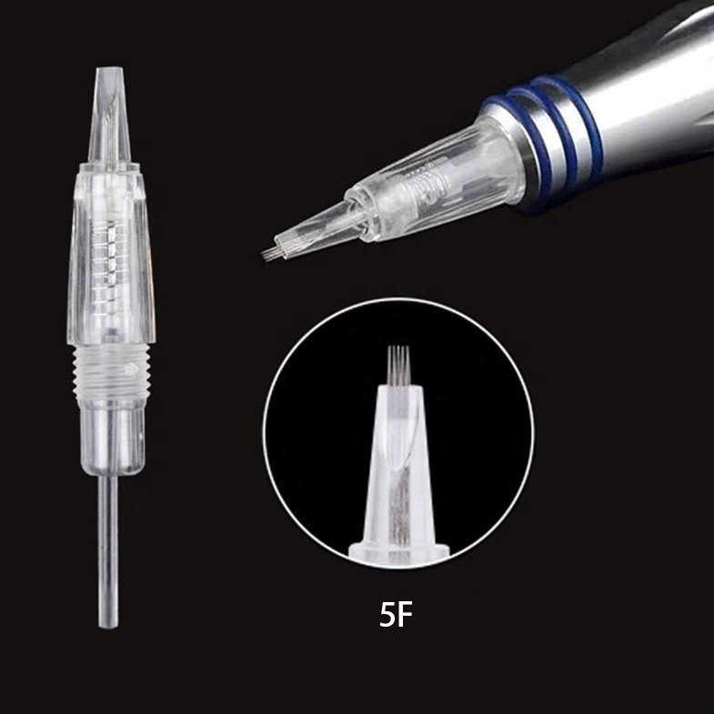 Disposable Eyebrow Microblading Tattoo Machine Needles 1P/1R/3P/3R/5R/5F/7F Permanent Makeup Cartridges Tattoo Supplies