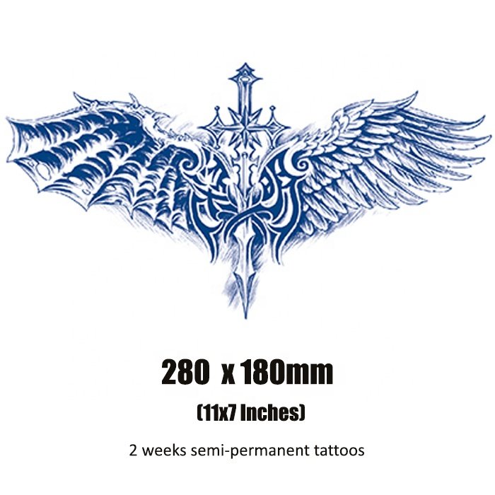 High Quality Gardenia Ink Herbal Long Lasting Back Semi Permanent Tattoos