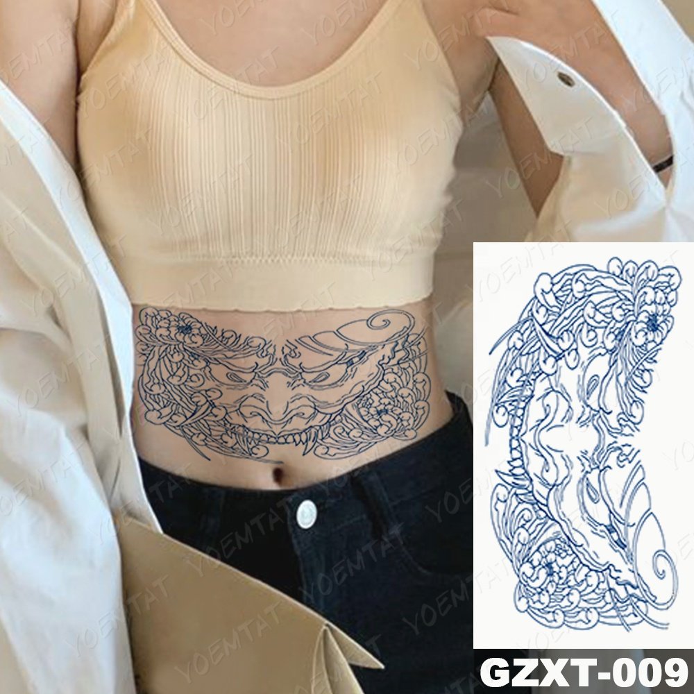 High Quality Gardenia Ink Herbal Long Lasting Back Semi Permanent Tattoos