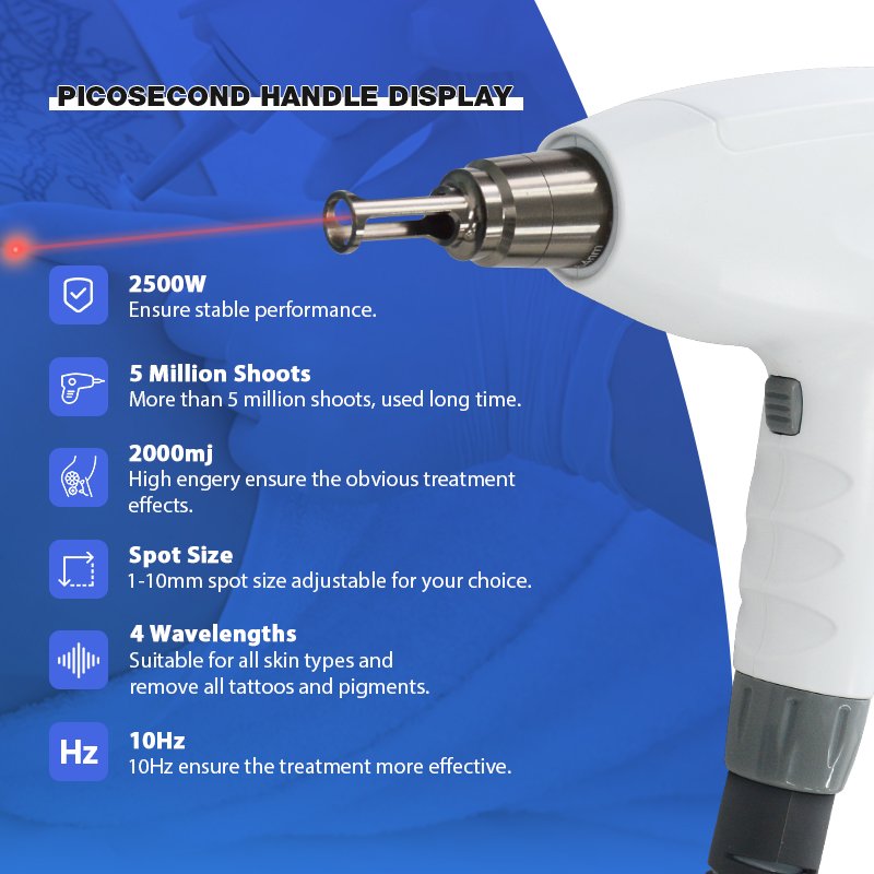 CE Certification Nd Yag Laser Picosecond Laser Tattoo Removal Machine Price Tattoo Removal Machine Laser Tattoo Removal Machine
