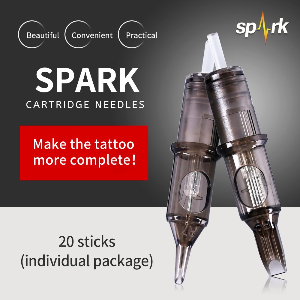 Spark cheap permanent makeup needles mixed size tattoo needles cartridges for tattoo shop