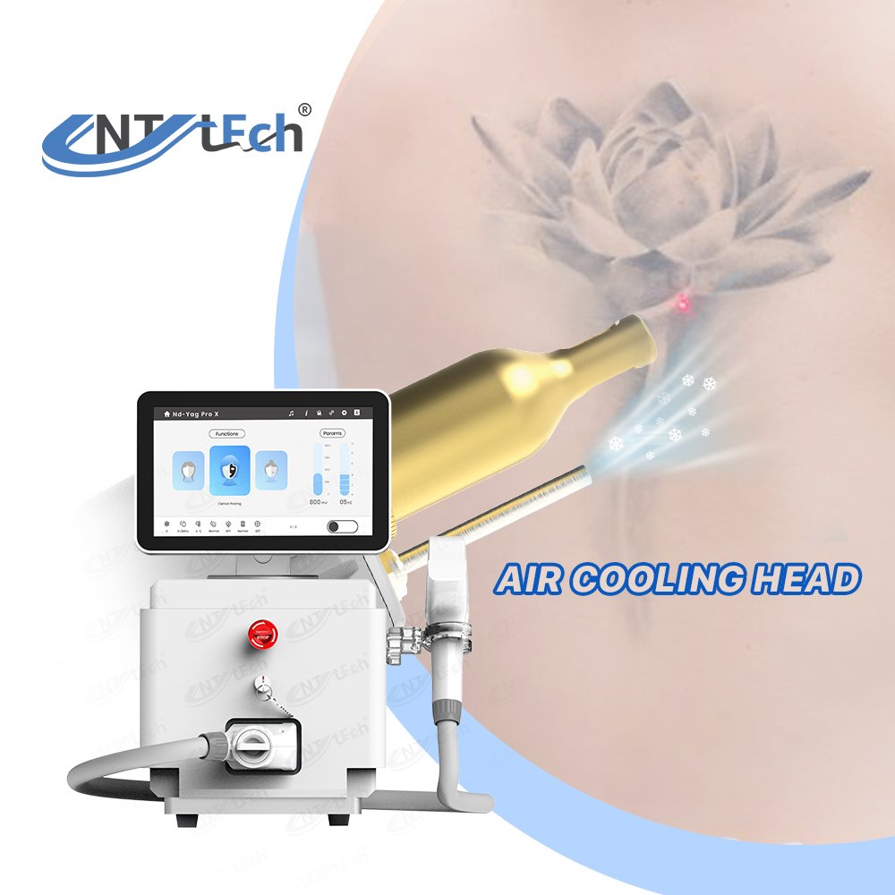 UNT nd yag laser machine price for skin repair all colors tattoo removal