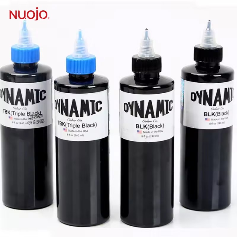 Customized Private Label Body Tattooing pigment dynamic tattoo inks Black Triple Colors semi permanent Tattoos Ink kit