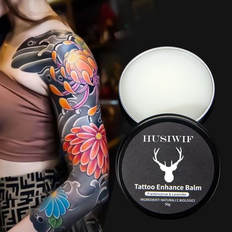 Private label custom logo Enhance & Maintain tattoo Vegan SOOTHING Tattoo Butter Aftercare Cream for Before, During and After