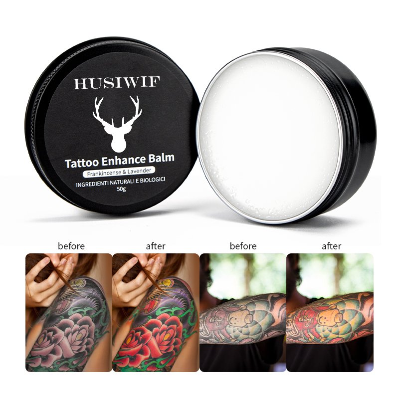 Private label custom logo Enhance & Maintain tattoo Vegan SOOTHING Tattoo Butter Aftercare Cream for Before, During and After