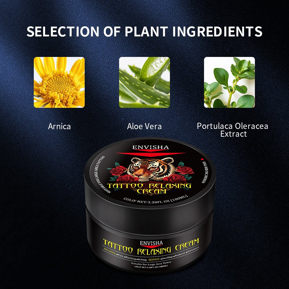 Private Label Packing Custom Tattoo Care Products Moisturizing Repair Skin Body Care Soothing Tattoo Relaxing Cream