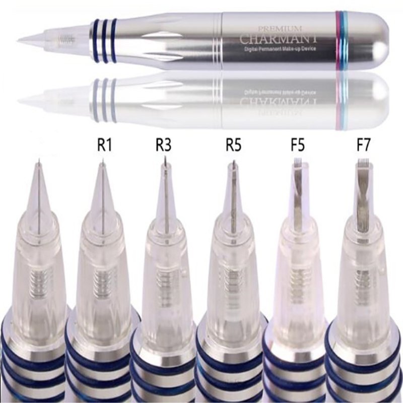 Professional Custom Nano Disposable Screw Permanent Makeup Cartridge Needles For 8Mm Charmant Machine
